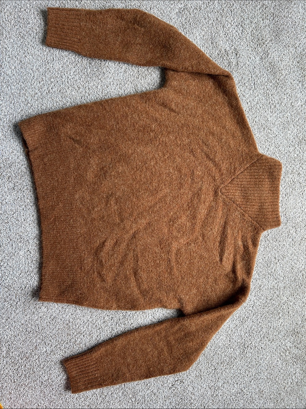 Cozy Brown Women's Turtleneck Sweater